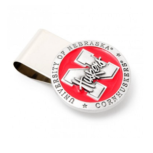 Pewter University of Nebraska Cornhuskers Money Clip